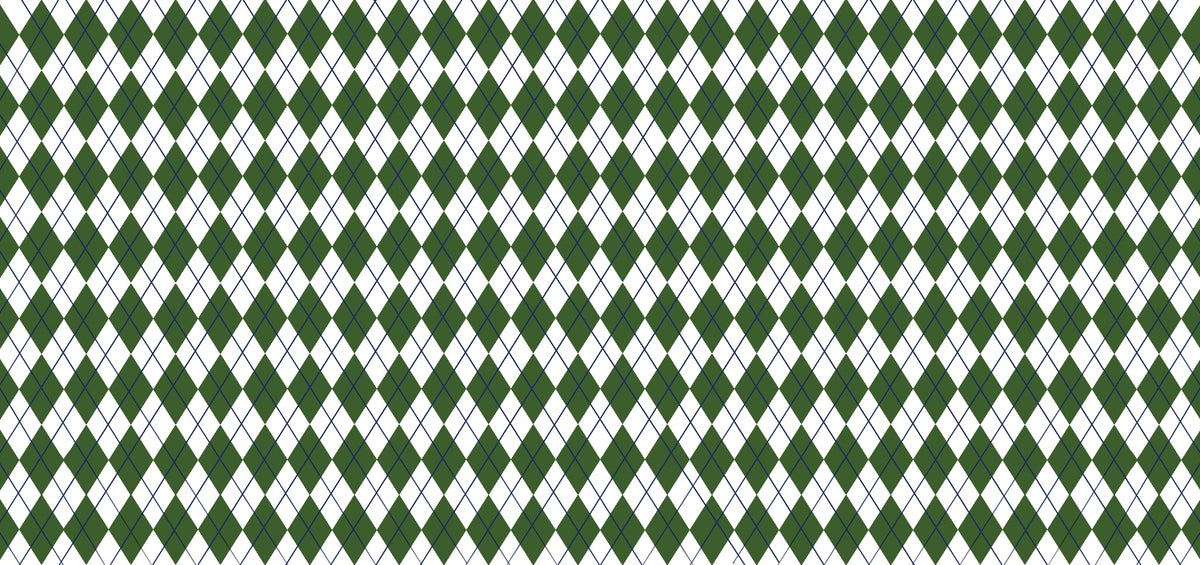 green plaid